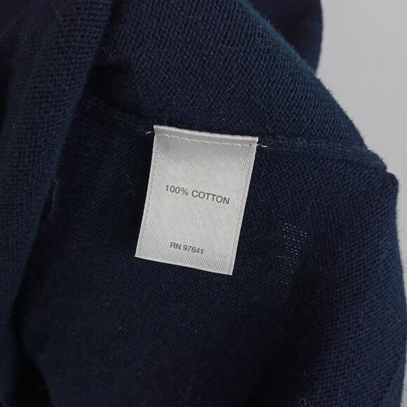 *SOLD* J Jill Womens Cardigan Sweater Size M 100% Cotton Blue Duster Long Sleeve - Picture 5 of 7